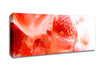 Strawberries On Ice Cubes Canvas Wall Art