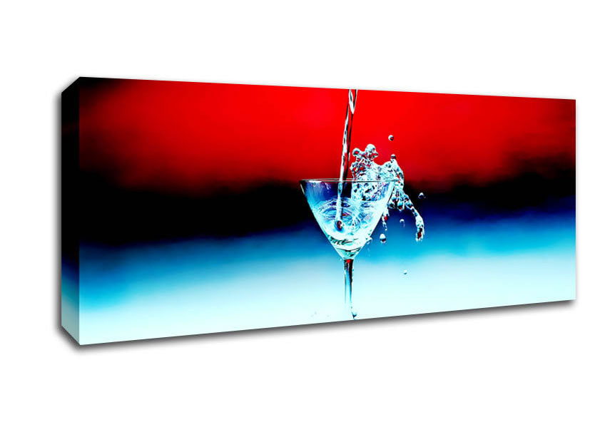 Cocktail Splash Canvas Wall Art