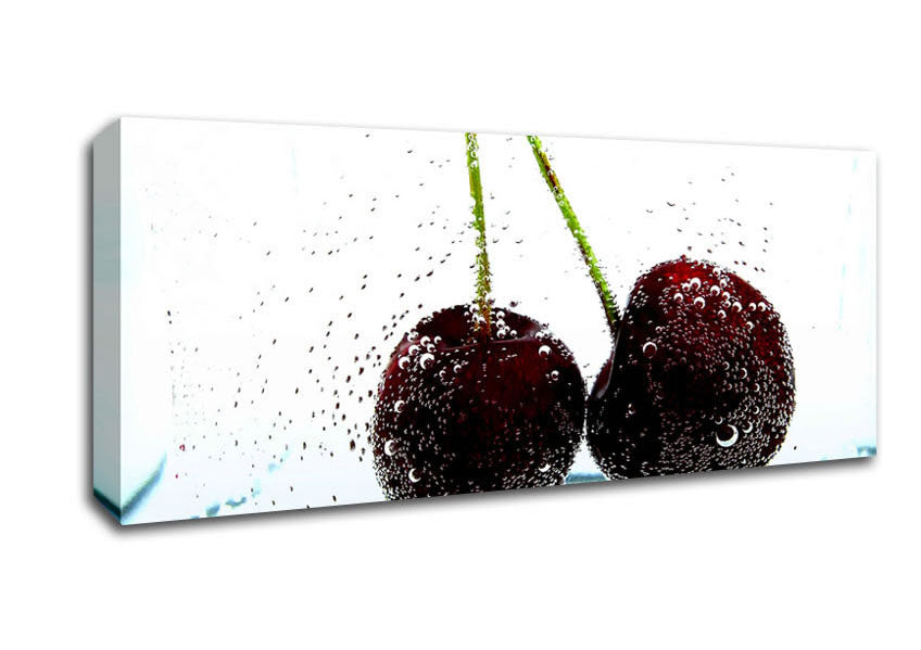 Twin Cherry Fizz Canvas Wall Art