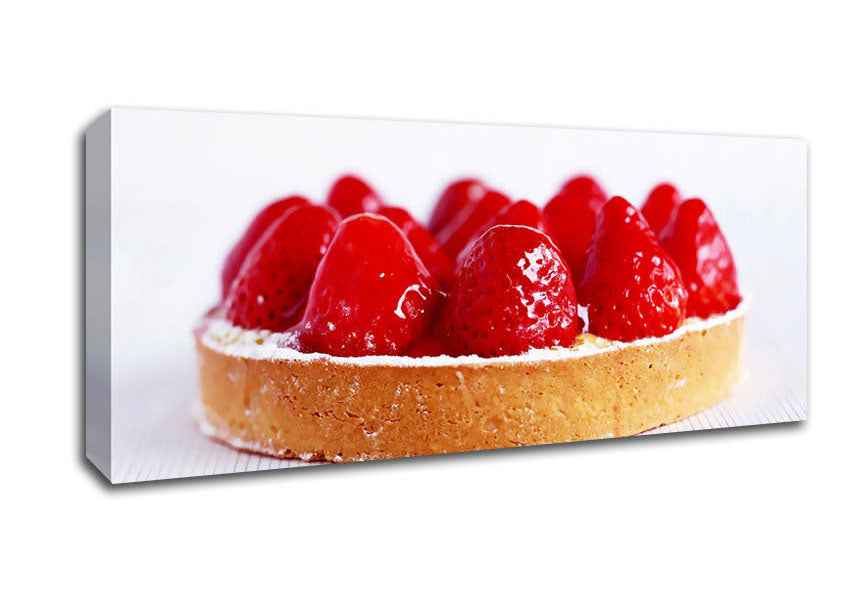 Strawberry Tart Canvas Wall Art