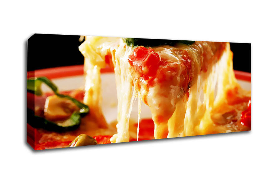 Pizza Offering Canvas Wall Art