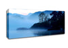 Early Morning Blue Lake Canvas Wall Art