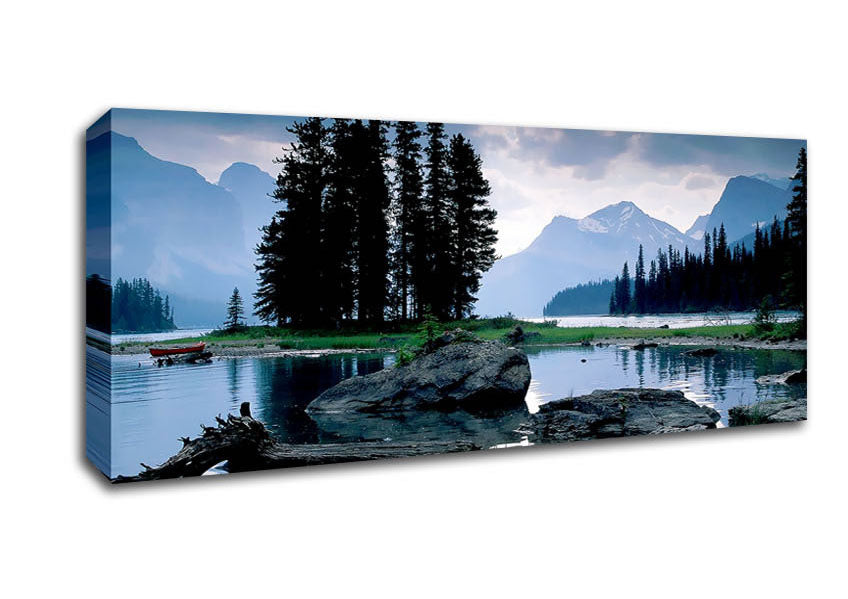 New Zealand Lake View Canvas Wall Art