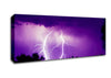 Purple Lightning Hill Tops Canvas Wall Art