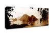 Paradise Beyond Sepia Canvas Wall Art