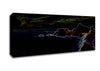 Neon Harbour Canvas Wall Art