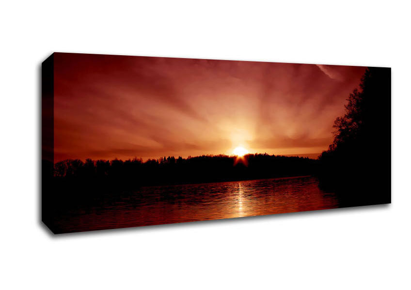 Sunblaze Ocean Canvas Wall Art