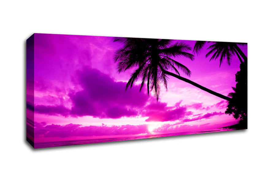 Pink Paradise Canvas Wall Art