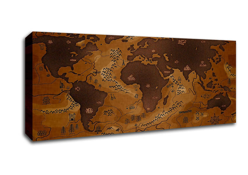 Map Canvas Wall Art
