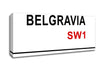 Belgravia Signs Canvas Wall Art