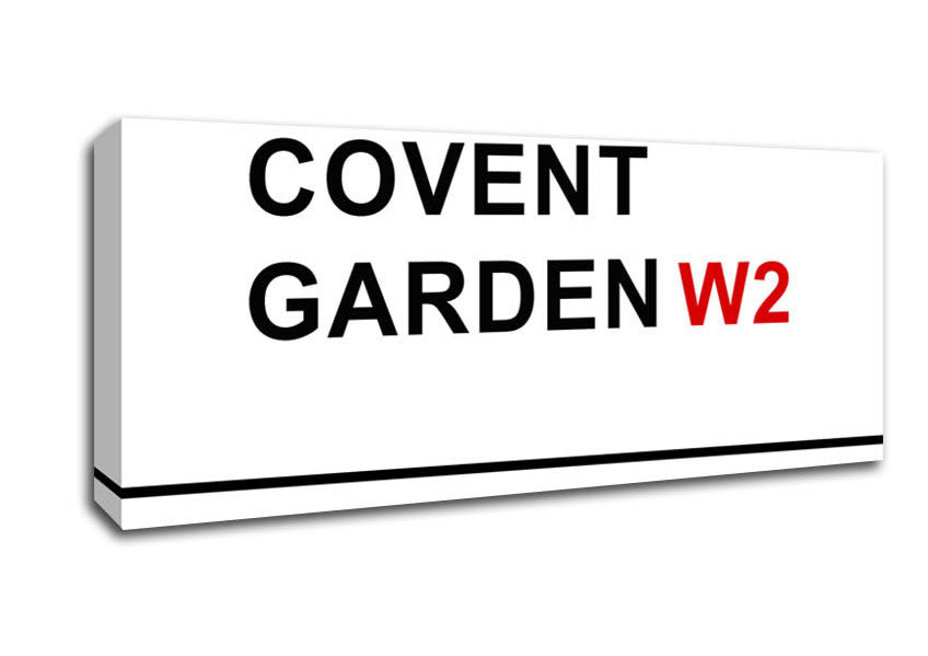 Covent Garden Signs Canvas Wall Art