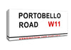 Portobello Road Signs Canvas Wall Art