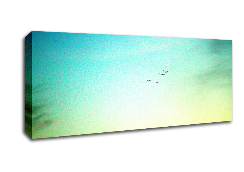 Family Of Birds Canvas Wall Art