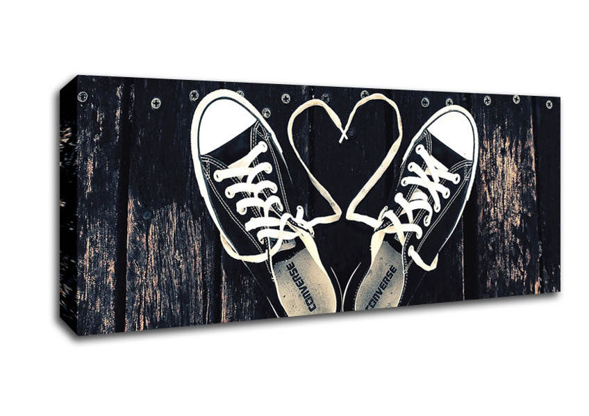 Sneakers Love Canvas Wall Art