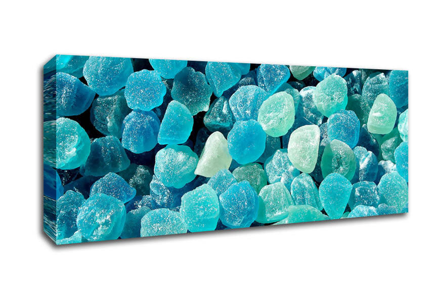 Blue Jelly Canvas Wall Art