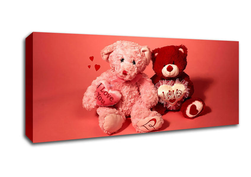 Happy Valentines Day Canvas Wall Art