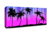 Pink Palmtree Paradise Canvas Wall Art