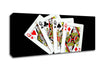 Ladies Poker Canvas Wall Art