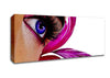 Stunning Pink Feathered Eye Canvas Wall Art