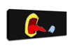 Pacman Chasing Ghost Canvas Wall Art