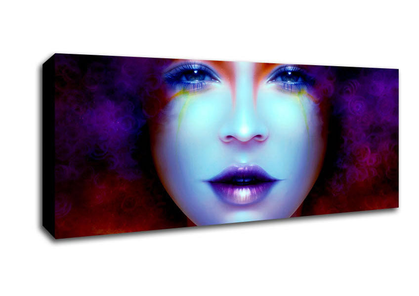 Purple Beauty Canvas Wall Art