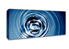 Blue Water Swirls Canvas Wall Art