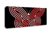 Red Butterfly Wings Canvas Wall Art