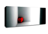 Red Love Heart Corner Canvas Wall Art