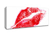Red Lipstick Mark Canvas Wall Art