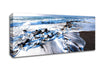 Waves Crashing On The Beach Canvas Wall Art