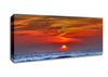 Sunset On The Beach Canvas Wall Art