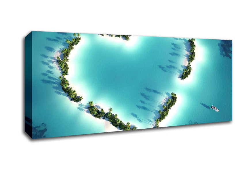 Love Island Canvas Wall Art