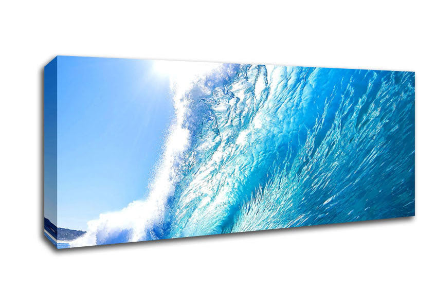 Crystal Ocean Wave Canvas Wall Art
