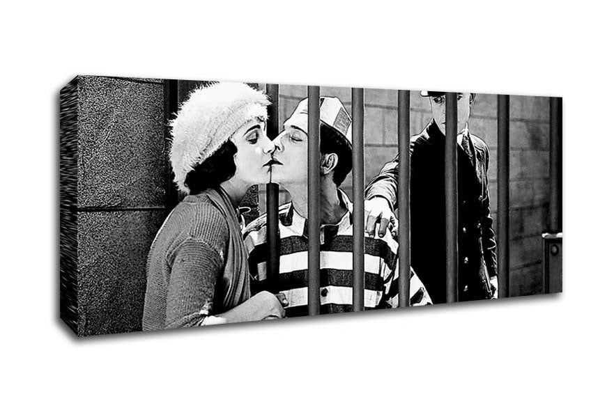 Buster Keaton Canvas Wall Art