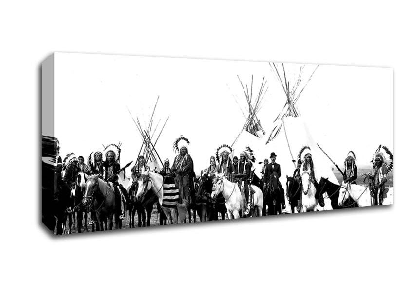 Native American Indians Canvas Wall Art