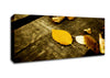Autumn Leaves On The Deck Canvas Wall Art
