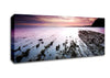 As The Ocean Meets The Land Canvas Wall Art