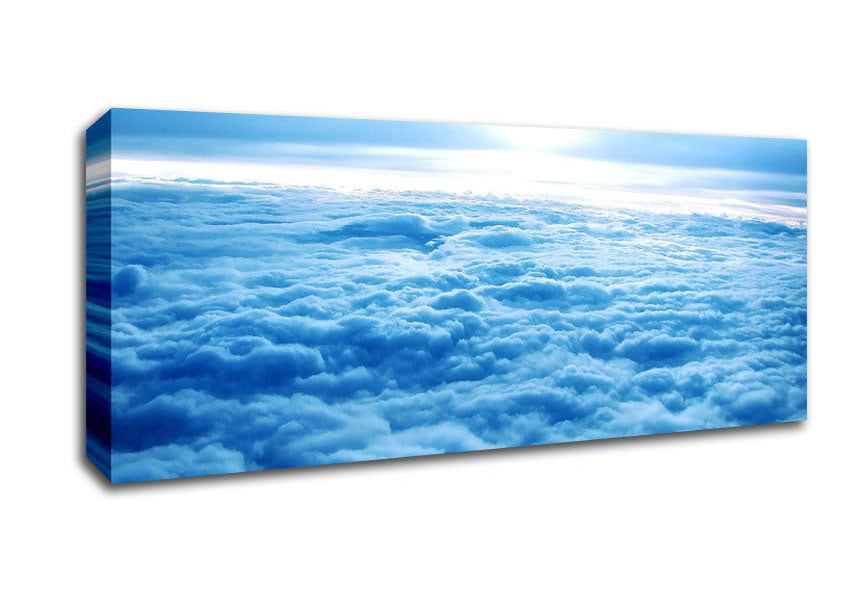 Above The Clouds Canvas Wall Art
