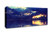 As The Sunset Beaks Through Over The City Canvas Wall Art