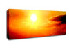 Stunning Sunset Sun Above The Sea Canvas Wall Art