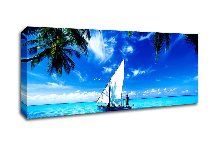 Sailing Over The Indian Ocean Canvas Wall Art
