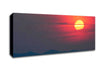 Pink Mist Over The Sun Canvas Wall Art
