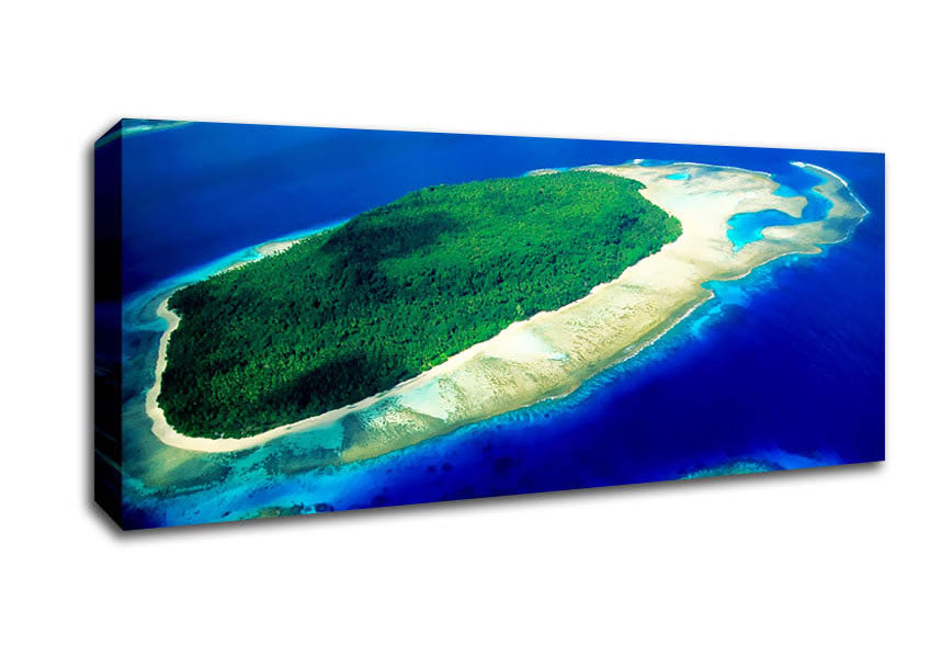 Paradise Islands Canvas Wall Art