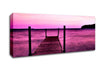 Pink Pier Paradise Canvas Wall Art