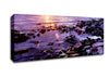 Ocean Pebble Sunrise Canvas Wall Art