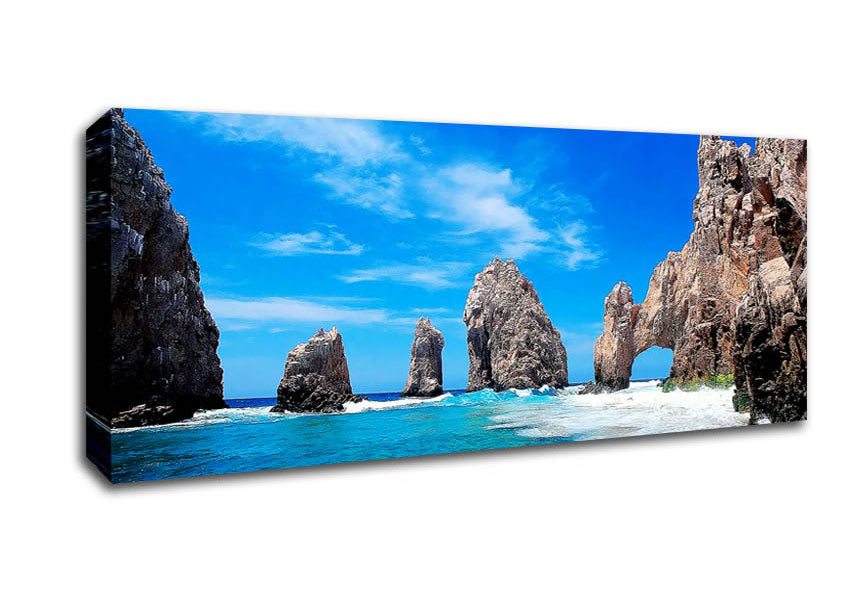 Ancient Rocks Of Time Canvas Wall Art