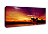Sunrays Through The Rainbow Sky Canvas Wall Art