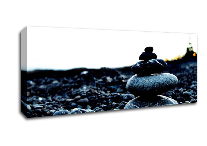 Pebbled Shoreline Canvas Wall Art