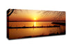 Tranquil Lake Sunrise Canvas Wall Art
