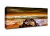 The Oceans Architect Orange Canvas Wall Art